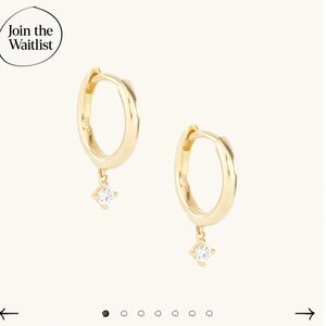 Catbird Petite Classic Hoop Diamonds (pair)